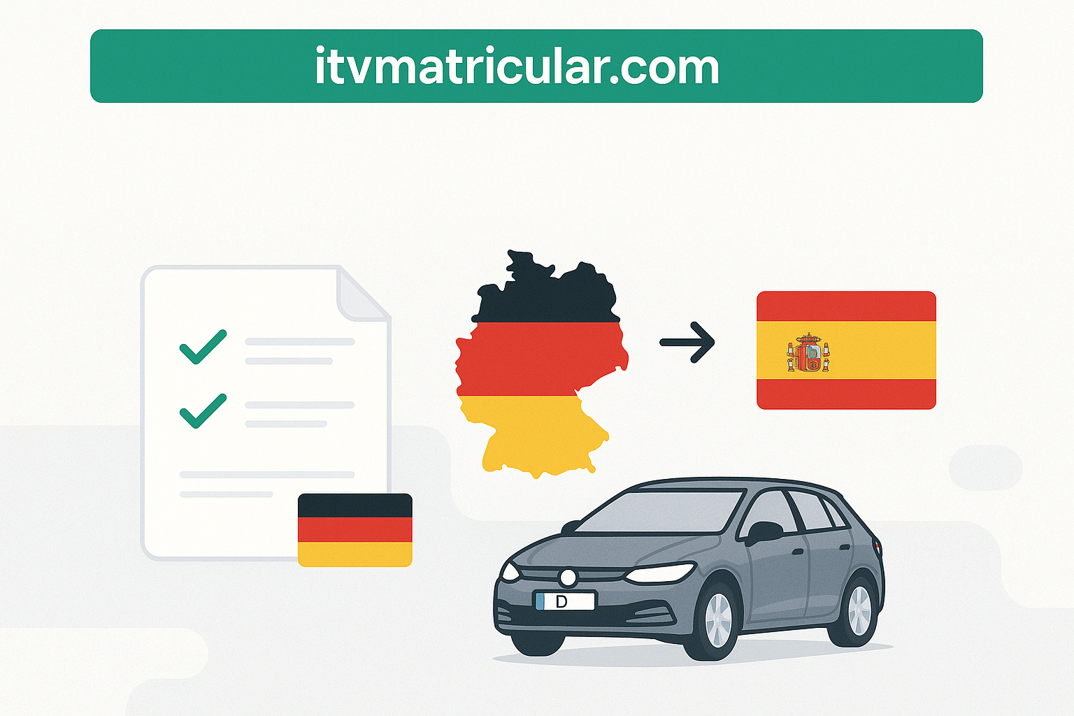Ingeniero revisando ficha reducida de turismo importado en Zaragoza